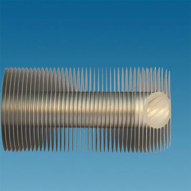 Tubo Con Aletas Dentadas De Acero Inoxidable De Acero Aleado