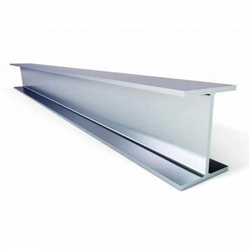Dầm thép hình chữ H trên bề mặt carbon đen